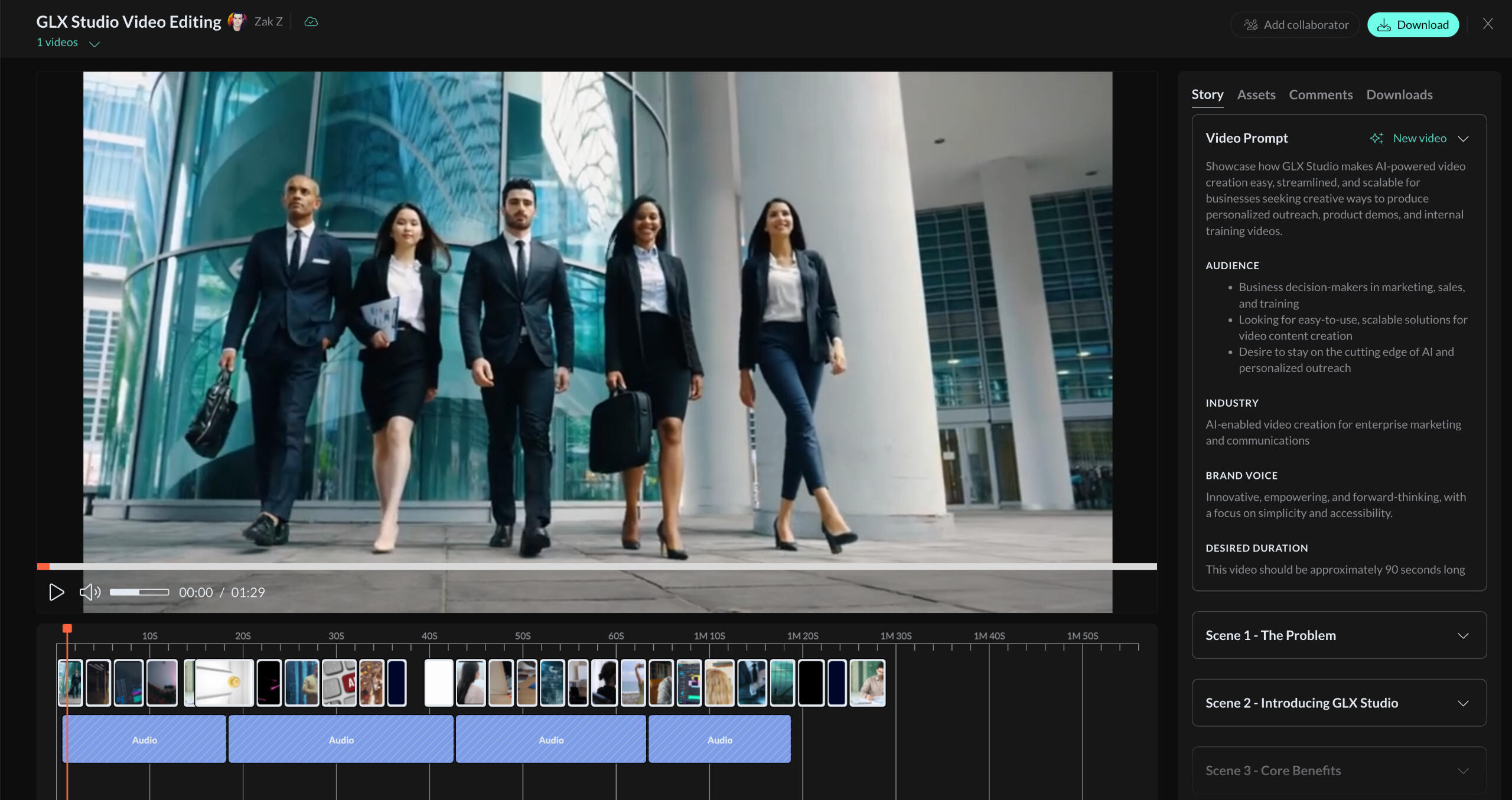 GLX Studio Video Editor